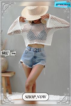 Aida Crochet Knit Top - White Top With Holes, Crochet Knit Top, White Crochet Top, White Crochet, Crochet Top, Knit Top, Sweaters For Women, Womens Tops, Knitting