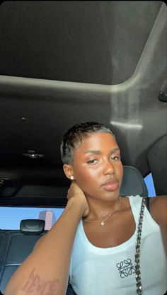 Shaved Relaxed Hair Black Women, Eve Short Hair Rapper, Shaved Hairstyles