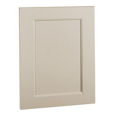 a white cabinet door on a white background