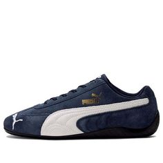 PUMA Speedcat LS 'Peacoat' 380173-02 (SNKR/Light/Low Top) Puma Shoes Mens, Puma Speedcat, Sneakers 2024, Puma Tennis Shoes, European Fashion Summer, Racing Shoes, Shoe Wishlist, Funky Shoes, Puma Sneakers