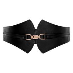 PRICES MAY VARY. 【Women Wide Elastic Belt】This stretch waist belt is made of a great elastic band, gold metal buckle and quality faux leather. and the glossy texture has what it takes to bring any ensemble to a new level of chic, a must-have item in your wardrobe. 【Fashion Gold Buckle】Belt front features are made of interlocking alloy buckle design, easy to wear or take off. The golden color makes this wide belt stylish, a great match for any fashion style. 【Women Belt Size】Elastic bandwidth is Belt For Dress, Black Waist Belt, Wide Waist Belt, Belt With Gold Buckle, Wardrobe Fashion, Cinch Belt, Women Belt, Wide Leather Belt, Dress Retro