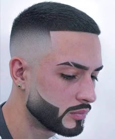 Short Fades For Men, Hair Cut Boy, Hair Tattoo Designs, Exotic Hair Color, Men Hair Cut, Cut Boy, Men Fade Haircut Short, Boy Hairstyle, Long Beard Styles