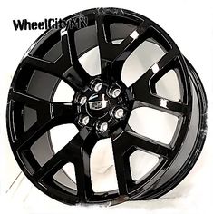 a black wheel on a white background with the words wheelclain written in it