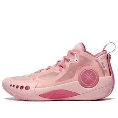 Li-Ning Wade Shadow 3 'Pink' ABPS041-6 And1 Shoes, Pink Synthetic Basketball Shoes With Abzorb Midsole, Way Of Wade, Pink Low-top Basketball Shoes With Contrast Sole, Pink Lace-up Basketball Shoes With Branded Insole, Li Ning Shoes Basketball, Boxer Braids Hairstyles, Pink Basketball Shoes