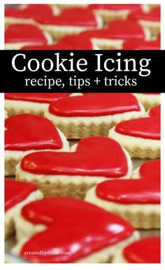 cookie icing recipe, tips and tricks