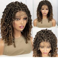 Lace Front Locs Wig. Brand New. Curly Knotless, Braided Locs, Lace Front Curly, Blue Costumes, Natural Blondes, Ponytail Extension, Dirty Blonde, Hair Toppers, Light Blonde