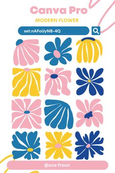 the flower stickers are designed to look like flowers