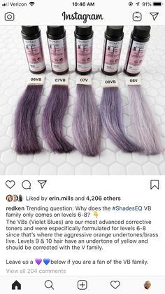 Silver Hair Color Formula, Hair Color Swatches