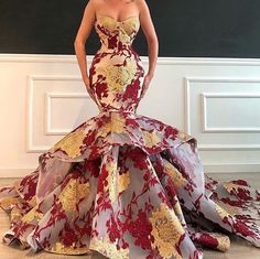 Fashion Chic Prom Dresses, African Traditional Wedding Dress, African Prom Dresses, African Traditional Wedding, Prom Dresses Formal, African Wedding Dress, Lace Dress Vintage, Traditional Wedding Dresses, Long Prom Dresses