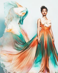 Gugu Mbatha-Raw Teal Closet, Fae Court, 2019 Vibes, Mbatha Raw, Gugu Mbatha Raw, Essence Magazine, Orange Lips