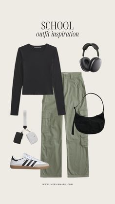 Shop Women's Soft Matte Seamless … and other curated products on LTK, the easiest way to shop everything from your favorite creators. Cargo Pants School Outfit, Outfit Ideas For School Winter, Erika Marie, Outfit Ideas College, Eid Outfit Ideas, Comfy School Outfits, Work Aesthetic, Hot Weather Outfits, Sports Chic Outfit