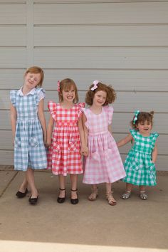 Easter Sewing • Bonnie and Blithe Got Dresses, Easter Sewing, Pinafore Pattern, Spring Sewing, Make A Dress, Easter Dresses, Dress Tutorial, Pattern Hack, Girls Easter Dresses