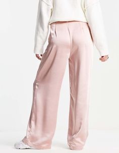 Wide Leg Trousers by ASOS DESIGN Style refresh: pending Regular rise Belt loops Side pockets Dad fit Pink Wide Leg Trousers, Dad Pants, Black Jumper Dress, Modest Fashion Winter, Christmas Jumper Dress, Jumpsuit Party, Winter Wedding Dress, Black Friday Shopping, Party Tops