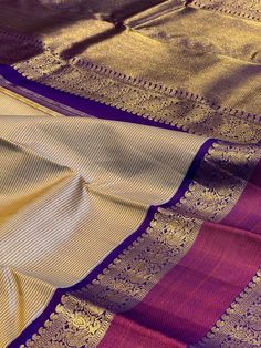 Purple Fancy Saree, Designer Kanchipuram Silk Saree, Vintage Silk Saree, Bridal Kanjivaram Sarees, Silk Saree Kanchipuram Blouse Designs, Traditional Kanchipuram Sarees, Vintage Kanchipuram Silk Saree, Kanjivaram Sarees Silk Blouse, Old Pattu Sarees New Look