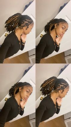 Flat Twist On Locs, Styling Medium Length Dreadlocks, Medium Starter Locs, Twist Loc Styles, Medium Locs, Full Custody, Dreadlocks Hair Care, Locs Styles, Cute Dreads