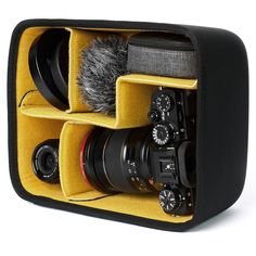 a camera and some other items in a case