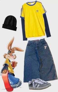 Loser Core Outfits, Nesquik Bunny, Silly Outfits, Character Day, Street Style Outfits Casual, Spirit Week Outfits, Pretty Halloween Costumes, Trendy Halloween Costumes, Bunny Outfit