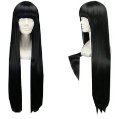 PRICES MAY VARY. Package including: One wig and one cap Material:High quality high temperature resistant synthetic Wig Halloween Christmas Party Anime Show Coser Cosplay Costume Wigs for Women Men Fashion Full Party Wig,Natural looking and soft touch Fashion Synthetic Fiber Dress Up Wig KiyaCos High Quality Anime Show Halloween Party Women's Men's Christmas Cosplay Costume Wigs Cher Wig, Flat Bangs, Long Straight Black Hair, Long Hair Wigs, Wig Party, Halloween Wigs, Yumeko Jabami, Best Wigs, Long Hair With Bangs