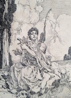 Franklin Booth (1921), in Ben Friedman's Featured Artist -- Booth, Franklin Comic Art Gallery Room Ink Exercises, Italian Motifs, Artist Booth, Ink Drawing Techniques, Jesus Artwork, Figure Study, Art Gallery Room