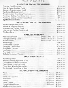 Facial Supply List, Facial Business, Esthetician Services List, Esthetician Menu Of Services, Esthetician Study Guide, Esthetician Business Name Ideas, Beginner Esthetician Supply List, Menu Spa