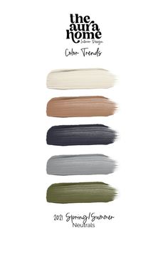 the aura home color swatches