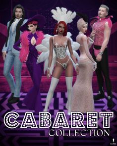 Cabaret Collection | Patreon Sims 4 Best Mods, Sims 4 Tsr, Sims 4 Family, Sims 5, Sims 4 Expansions, Free Sims, Sims 4 Characters, Best Mods, Sims 4 Cc Mods