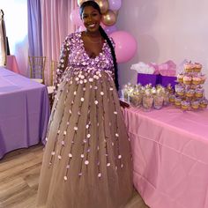 Worn Once For A Few Hours , Gorgeous Gown! Custom Made Dress. Maternity Dresses For Baby Shower, Baby Shower Dress, Custom Made Dress, Maternity Gown, Custom Gown, Made Dress, Dress Maternity, Baby Shower Dresses, Maternity Gowns