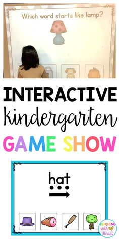 the interactive game show for children to learn how to write and draw letters with pictures