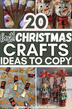 Xmas Kids Crafts Gift Ideas, 4h Christmas Crafts, Homemade Christmas Crafts Gifts, Christmas Crafts To Make For Gifts, Christmas Crafts For Large Groups, Easy Craft For Christmas, Things To Sell At Christmas Craft Fairs, Easy Christmas Crafts To Sell Diy Ideas, Christmas Craft For Girls Night