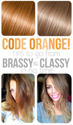 Diy Hair Toner, Cheveux Oranges, Brassy Hair, Hair Blond, Hair Toner, Purple Shampoo, Zooey Deschanel, Orange Hair, Hair Envy