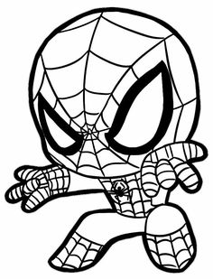 spiderman coloring pages for kids