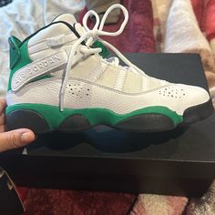 Brand New Sneakers Jordan Green, Jordan 6 Rings, Shoes Jordan, 6 Rings, Jordan 6, Kids Jordans, New Sneakers, Jordan Shoes, Kids Shoes