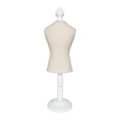 a white mannequin with a light on it