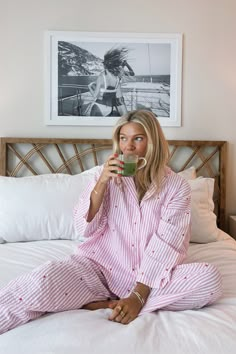 Long Pajama Set – STARFIT Long Pajamas Women, Long Pyjama Set, Pajamas And Loungewear, Waffle Pajama Set, Pajama Inspired Outfit, Coquette Pajama Sets, Cute Pajamas Sets, Vintage Pjs Aesthetic, Long Pajama Set