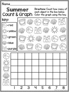 a printable worksheet to help students learn how to write and graph numbers