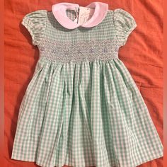 New With Tags Size 18-24 Months Beaufort Bonnet Company, Beaufort Bonnet, Month Colors, Kids' Dresses, Tags, Green, Dresses, Color