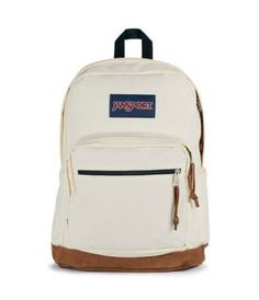 Right Pack Jansport, Beige Jansport Backpack, Jansport Coconut Backpack, Jansport White Backpack, Jansport Cream Backpack, Coconut Jansport Backpack, Cute School Backpacks Highschool, School Backpacks Highschool Aesthetic, School Backpacks Jansport