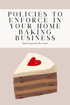 a piece of cake with the words 5 must have apps for your home baking business