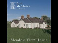 the front cover of meadow view house by paul mcalister architets is shown