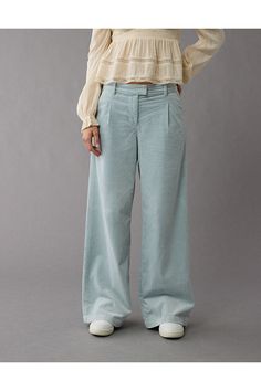 Soft vintage-inspired corduroy/Pleated front/This pant is Real Good: Made with the planet in mind & a promise to continue to do better. White Jeans Men, Womens Pjs, Athletic Fit Jeans, Graphic Tee Dress, Mens Loungewear, Curvy Jeans, Loose Jeans, Do Better, Medium Wash Jeans