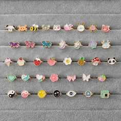 Bff Jewelry, Neck Pieces Jewelry, Kawaii Accessories, Tiny Stud Earrings, Spinner Ring