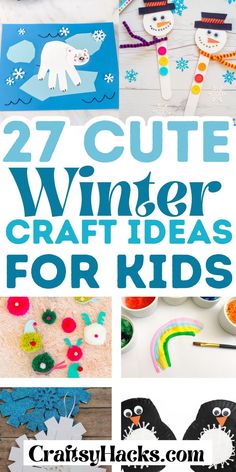 winter craft ideas for kids to make