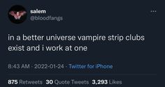 twitter tweets about vampire strip clubs and their use of social media to promote them