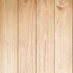 the wood paneling has been made with different types of wood and is very light brown