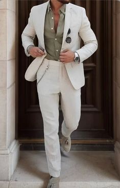 Men Linen Suit Grooms Bespoke Linen Wedding Linen Suits Ivory Linen 2 Piece Suits Ended Linen Suits Casual Suits - Etsy Canada White Linen Suits For Men, Cream Suits For Men, Beige Suits For Men, Men Linen Suit, Suits Men Wedding, Black Men Casual Style, Linen Wedding Suit, Linen Suit Men, Men Wedding Suit