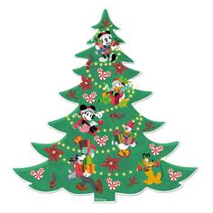 mickey mouse christmas tree cutout