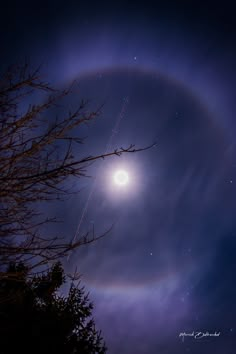 an image of a ring in the sky