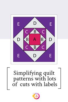 example block showing effectively labeling Business Resources, Foundation Paper Piecing, Quilting Techniques, Quilting Tips, Learn To Sew, Quilting Tutorials, Quilt Tutorials, Paper Piecing, Patchwork Quilts