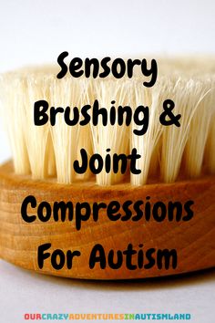 Sensory Brushing & Joint Compressions For Autism via @pennyrogers Sensory Brushing, Keto Kids, Special Needs Resources, Sensory Motor, Behaviour Strategies, Special Needs Mom, Mental Health Facts, Parenting Boys