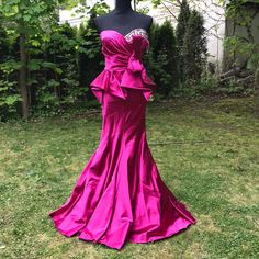 Reposhing This Item I Purchased From @Tlbhy26263. Loved It, But Ready To Rotate For Something New. Questions? Leave A Comment Below! Satin Gown, Leave A Comment, Something New, Prom Dresses, Size 2, Prom, Satin, Womens Dresses, Pink